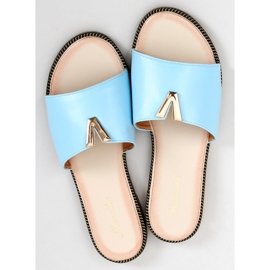 Pantoufles faciales pour femmes Willow Blue bleu 2 Pantoufles faciales pour femmes Willow Blue bleu 2