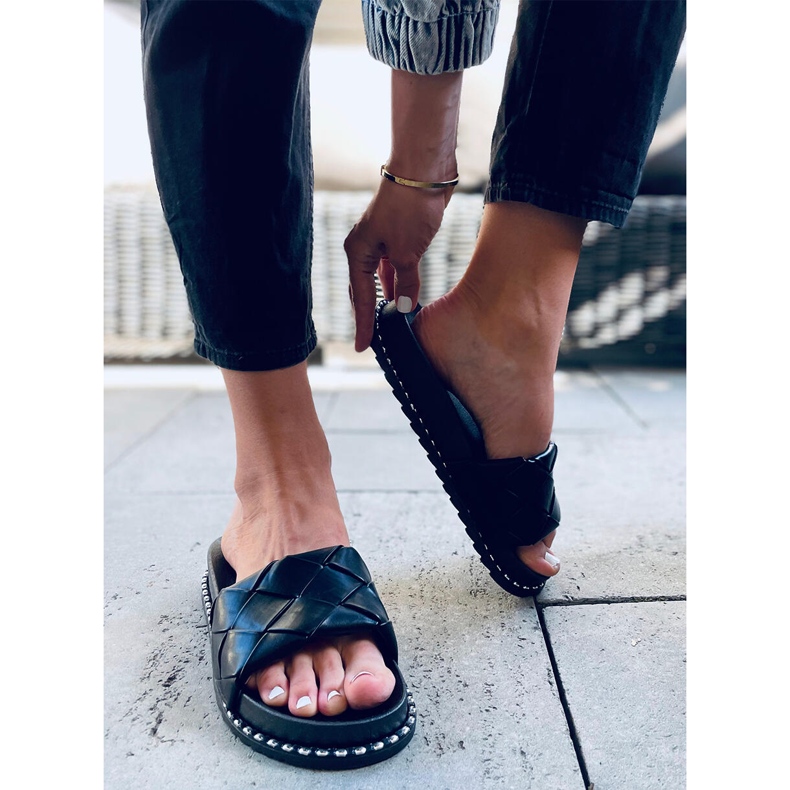 Chaussons femme Sunny Black le noir 1