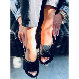 Chaussons femme Sunny Black noir 2