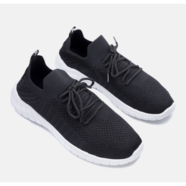 Baskets de sport homme noires Houz 1