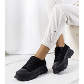 Baskets Catullo noires le noir 1