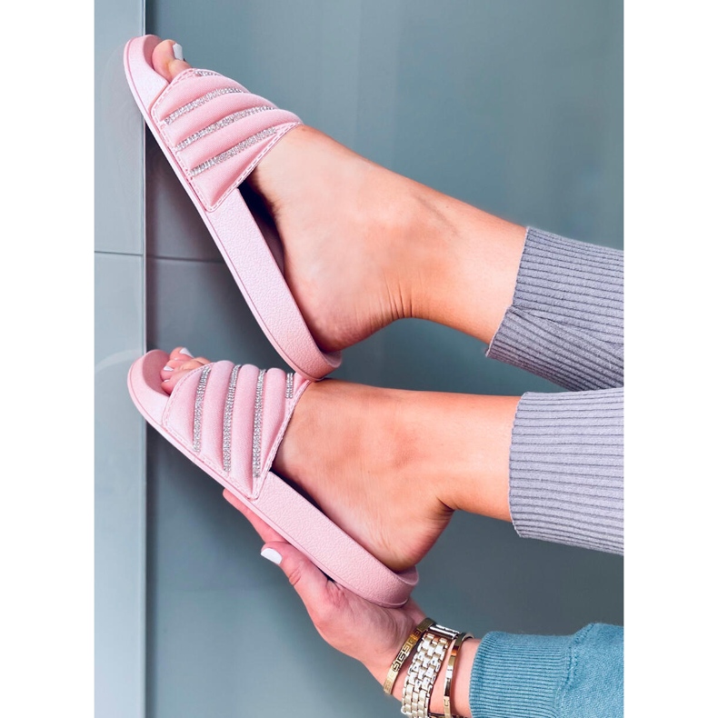 Jaime Chaussons femme rose 2