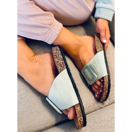 Chaussons Priya LT.GREEN semelle liège vert 3