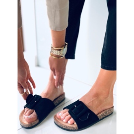 Chaussons Priya Black semelle liège noir 1