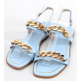 Sandales à chaînes Bleu Inde 5