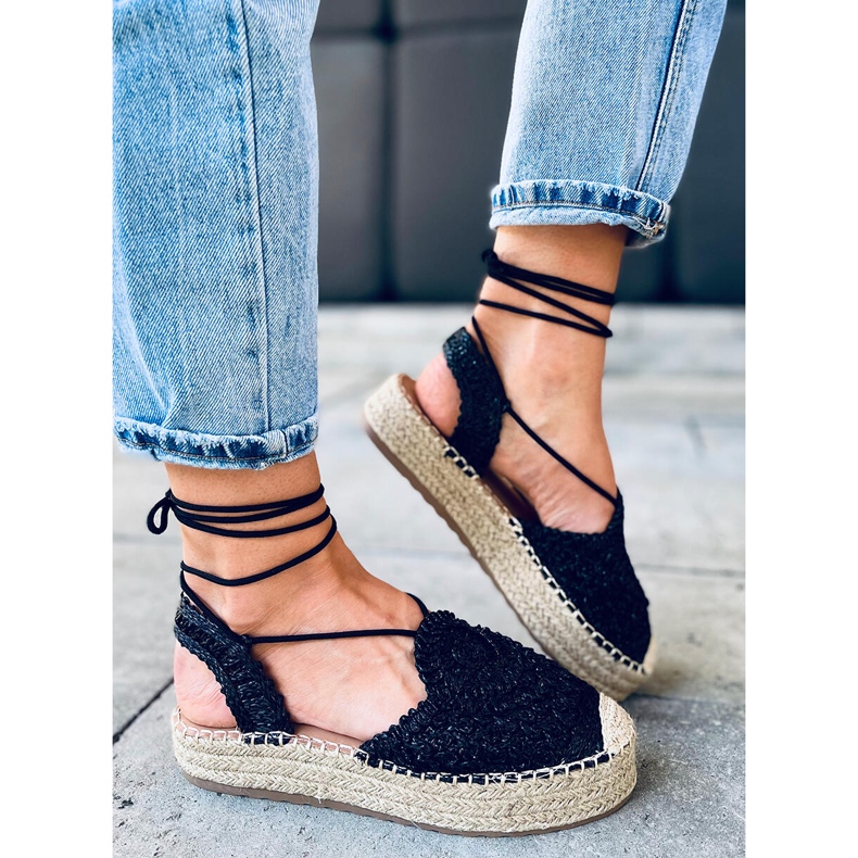 Espadrilles Kalista noires pour femmes le noir 2