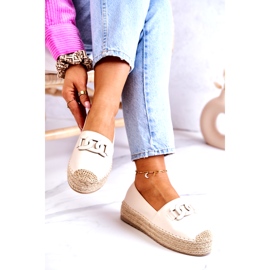 FB2 Espadrilles Classiques Sur Plateforme Julianne Beige 3