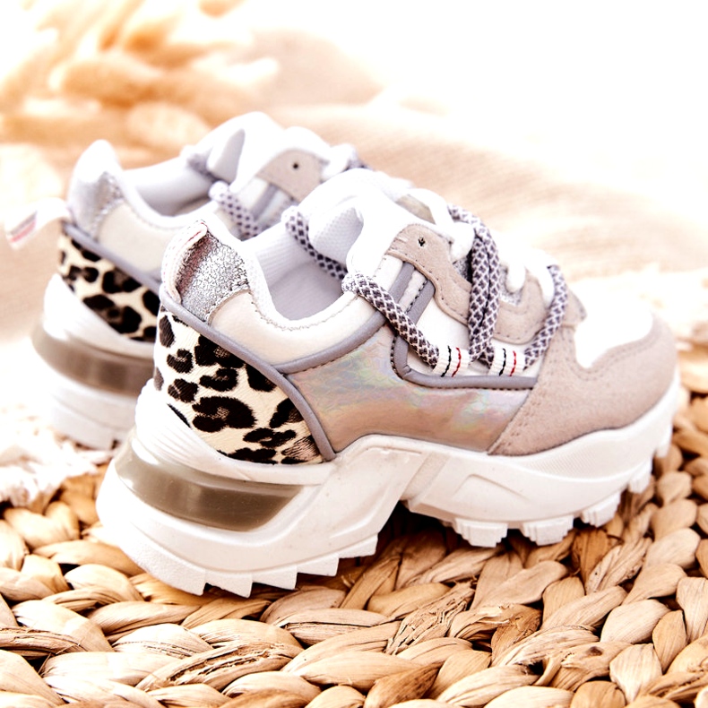 FR1 Chaussures de sport pour enfants Baskets Blanc Rommie multicolore 3