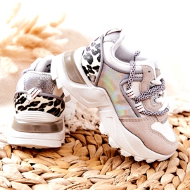 FR1 Chaussures de sport pour enfants Baskets Blanc Rommie multicolore 4