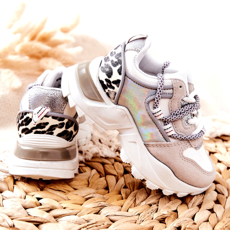 FR1 Chaussures de sport pour enfants Baskets Blanc Rommie multicolore 4