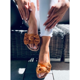 Chaussons en liège Kiara Camel brun 5