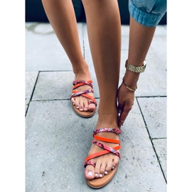 Chaussons femme Nigelle Orange 1