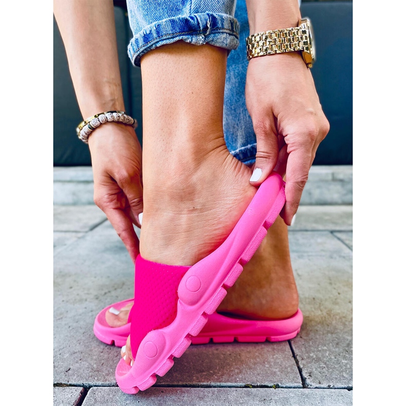 Chaussons femme Wind Fuchsia rose 2