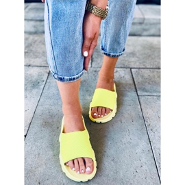 Pantoufles pour femmes Wind Yellow jaune 3