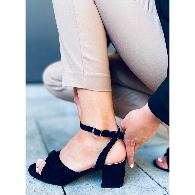 Giselle Sandales à talons noires le noir 1