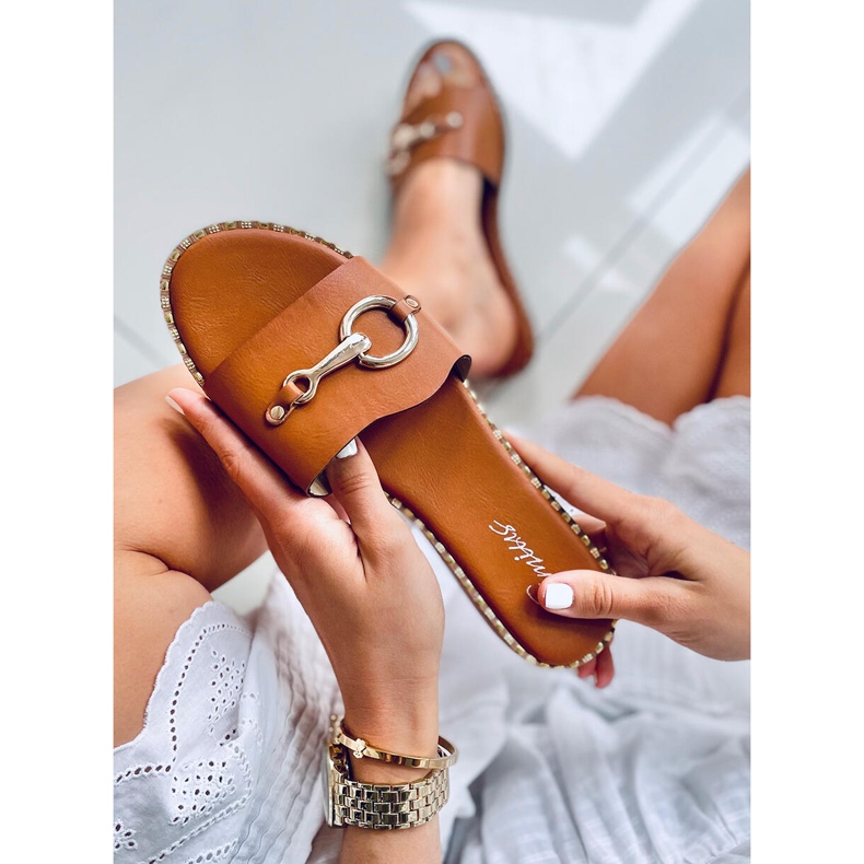 Chaussons femme Kettle Camel brun 2