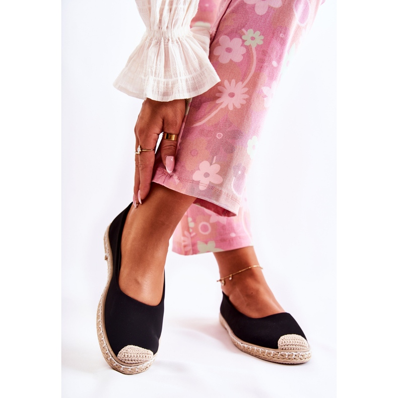 Espadrilles Classiques en Daim pour Femme Noir Calabria le noir 2