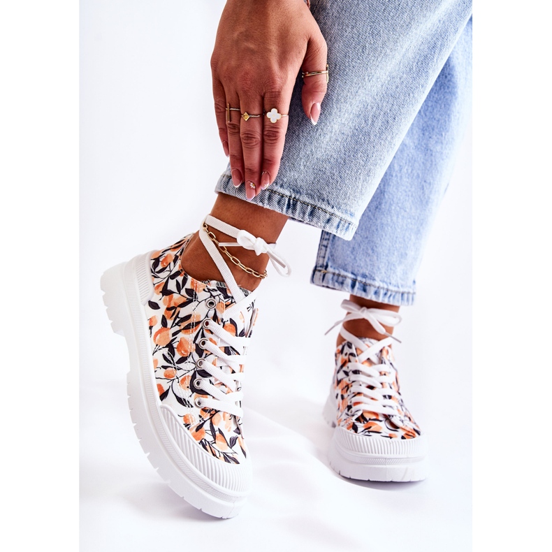 PS1 Baskets basses Tied In White Amissa Fruit blanche 1 PS1 Baskets basses Tied In White Amissa Fruit blanche 1