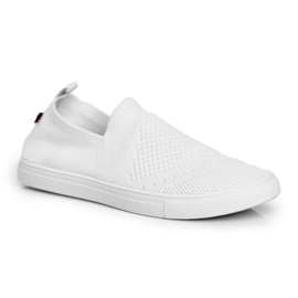 Baskets blanches pour femmes Baskets à enfiler Big Star FF274A608 1