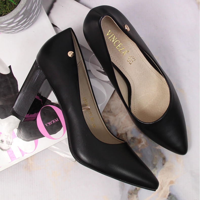 Escarpins sur le poteau Vinceza noir le noir 2 Escarpins sur le poteau Vinceza noir le noir 2