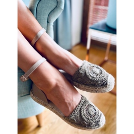 Espadrilles ajourées Jasmine Kaki beige 3