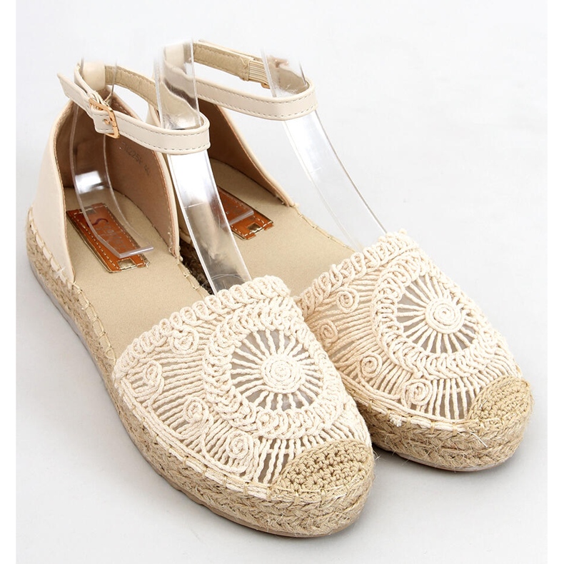 Espadrilles ajourées Jasmine Beige 1