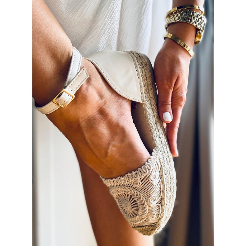 Espadrilles ajourées Jasmine Beige 2