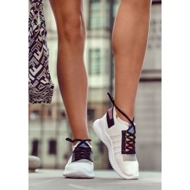 Chaussures de sport pour femmes Baskets à enfiler Blanc Klayra 1