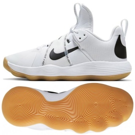 Chaussures de volley-ball Nike React HyperSet CI2955100-S blanche blanche 1