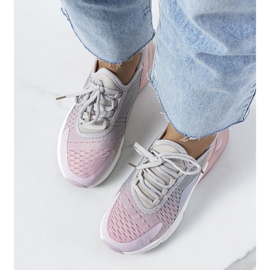 Baskets de sport grises Glaner rose 1 Baskets de sport grises Glaner rose 1