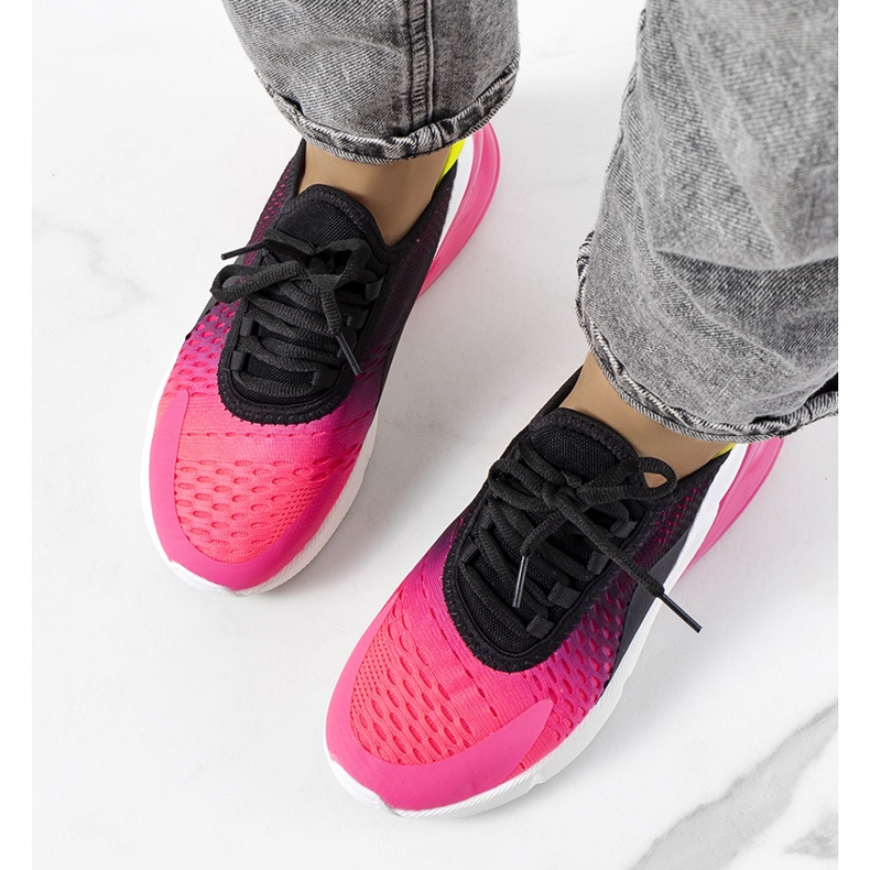 PA1 Baskets de sport Glaner noires le noir rose 1