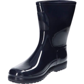 Bottes bleues marines peintes pour les femmes American Club Kal17 / 22 3