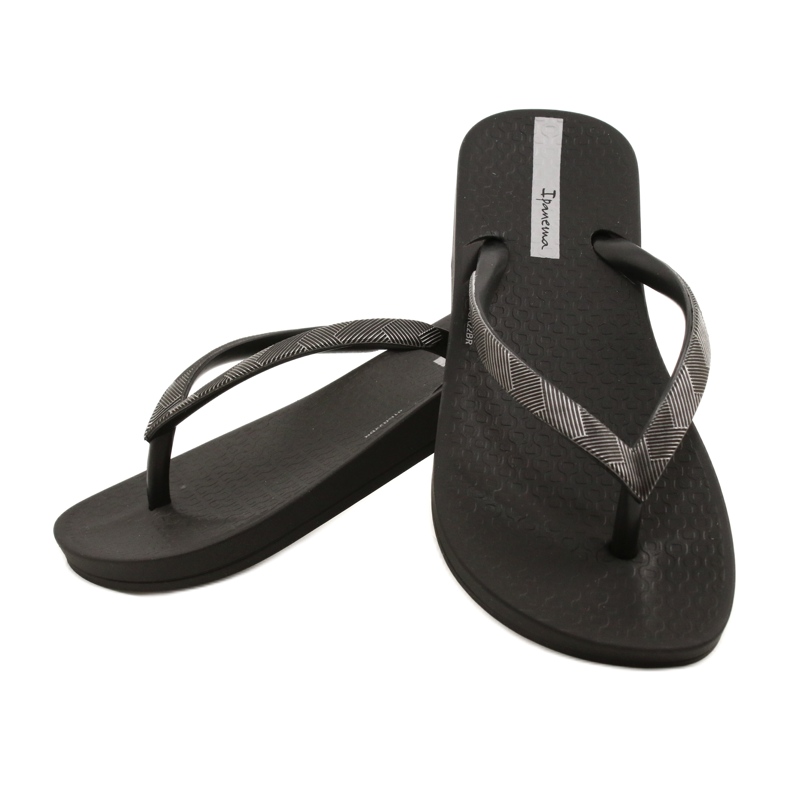 Children-flip -flops ipanema Mesh IV Kids 83177 Black le noir 4