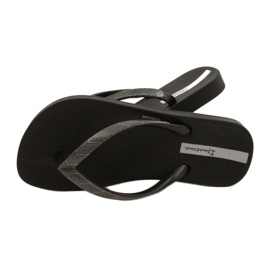 Children-flip -flops ipanema Mesh IV Kids 83177 Black noir 3