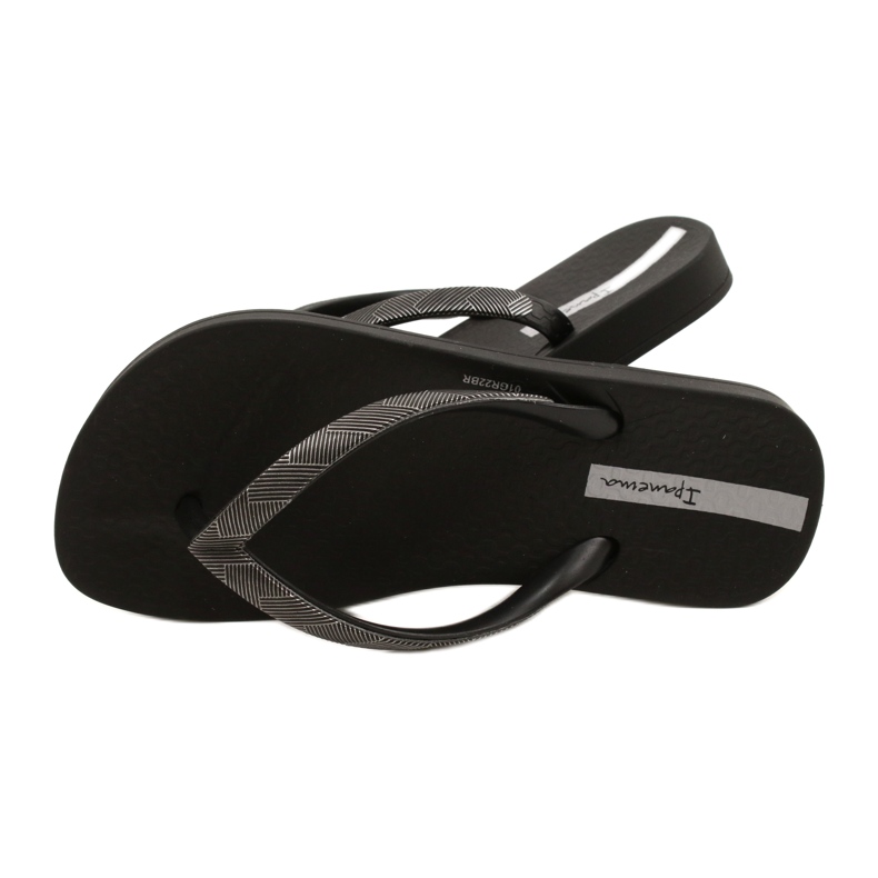 Children-flip -flops ipanema Mesh IV Kids 83177 Black le noir 3