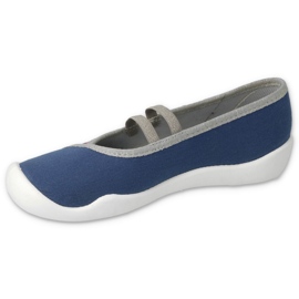 Befado chaussures pour enfants 116Y303 bleu marine rose 1