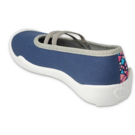 Befado chaussures pour enfants 116Y303 bleu marine rose 2