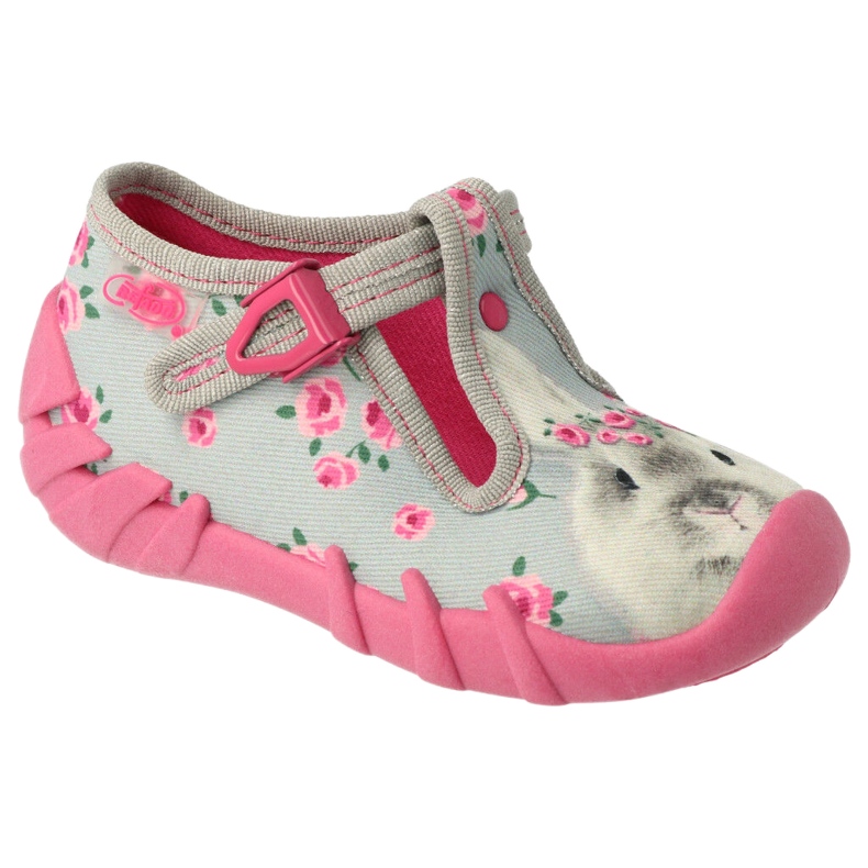 Chaussures enfant Befado 110P425 rose gris 2