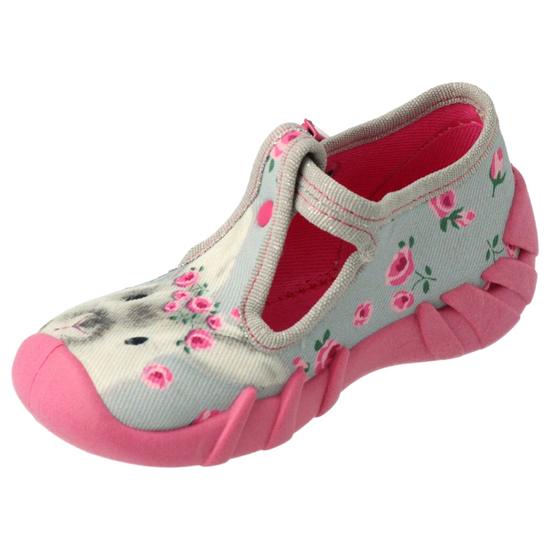 Chaussures enfant Befado 110P425 rose gris 3