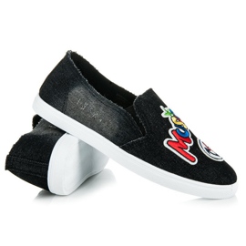 Slipons avec patchs le noir 4