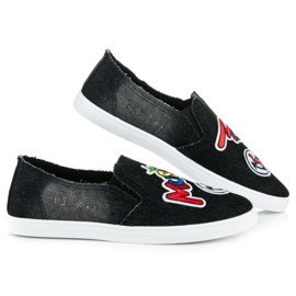 Slipons avec patchs le noir 5