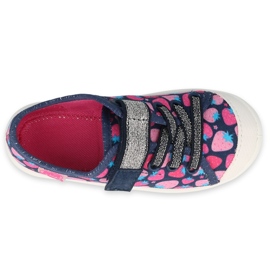 Befado chaussures pour enfants 251X191 bleu marine rose 3