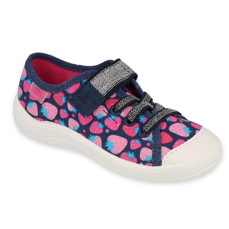 Befado chaussures pour enfants 251X191 bleu marine rose 4