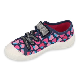 Befado chaussures pour enfants 251X191 bleu marin rose 1