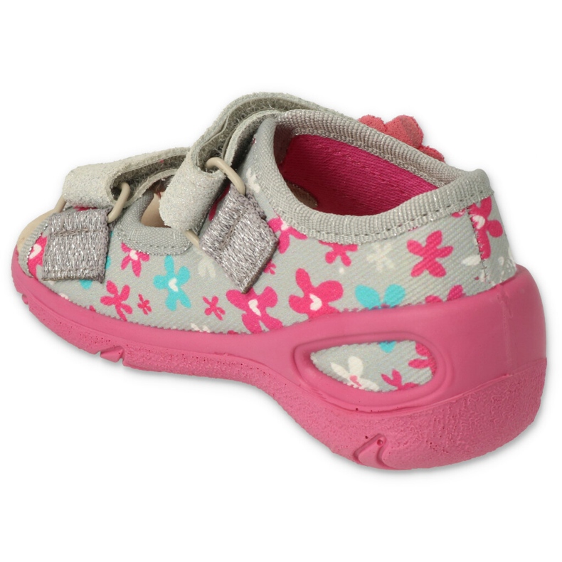 Befado chaussures pour enfants pu 065P175 rose gris 2