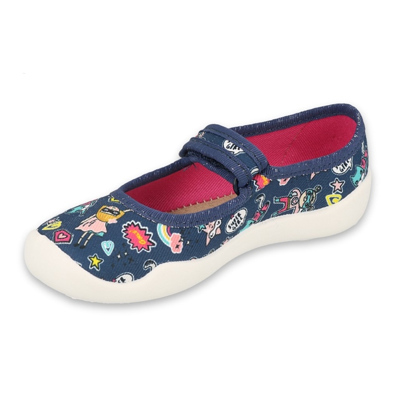 Befado chaussures pour enfants 114Y482 bleu marine multicolore 1