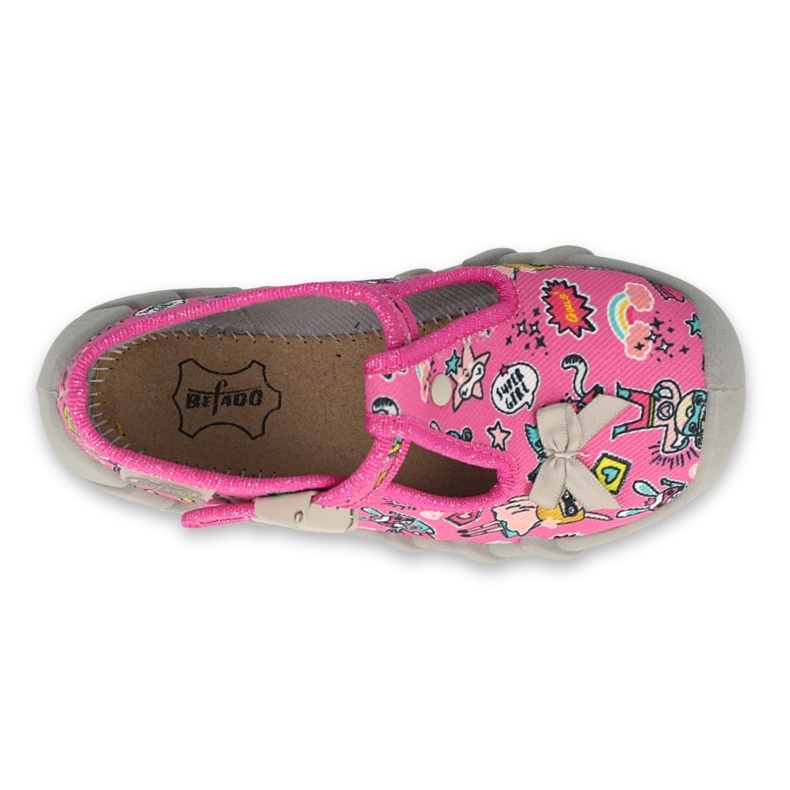 Chaussures enfant Befado 110P457 rose 3