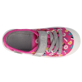 Chaussures pour enfants Befado 251Y181 rose argent multicolore 4