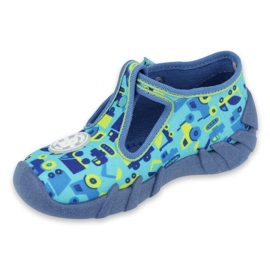 Chaussures pour enfants Befado 110P409 bleu vert 1