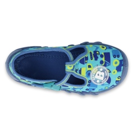 Chaussures pour enfants Befado 110P409 bleu vert 3